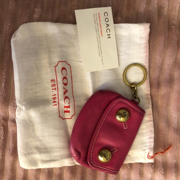 Coach Coin Purse Keychain - Picture 1 of 6